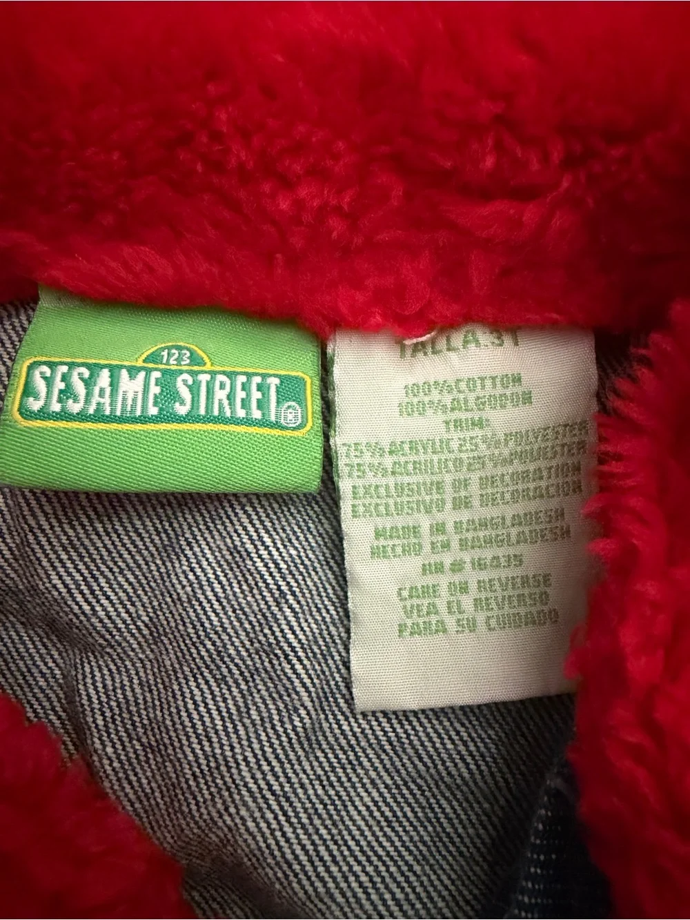 Sesame Street Denim Jacket - Picture 2 of 2